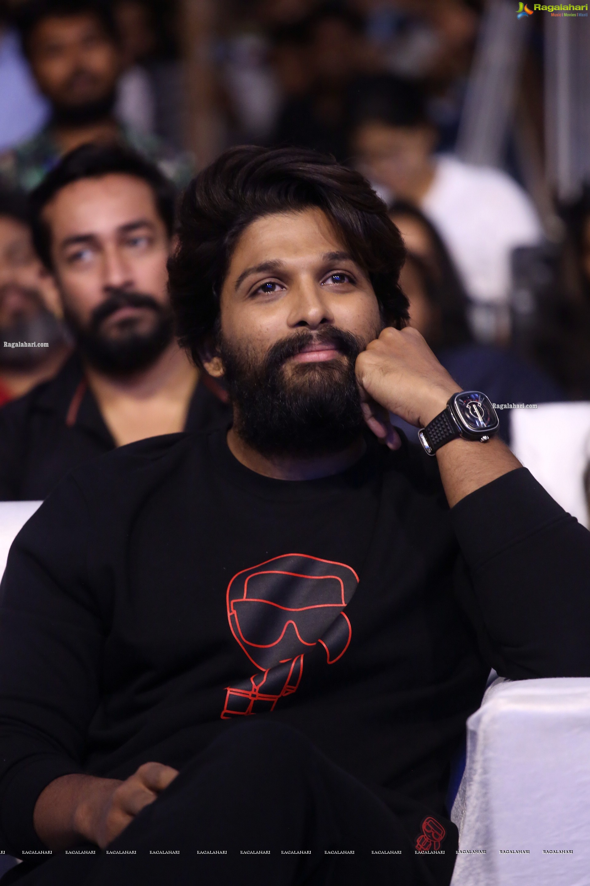 Allu Arjun at Most Eligible Bachelor Movie Success Meet, HD Photo Gallery