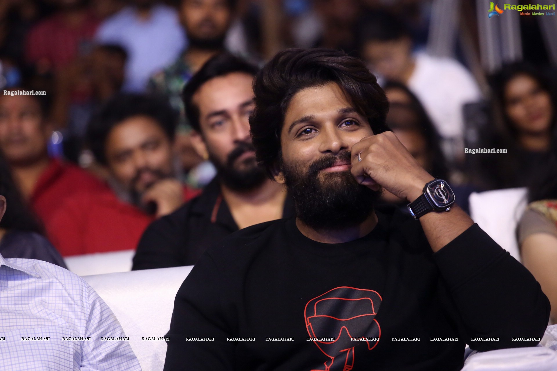 Allu Arjun at Most Eligible Bachelor Movie Success Meet, HD Photo Gallery