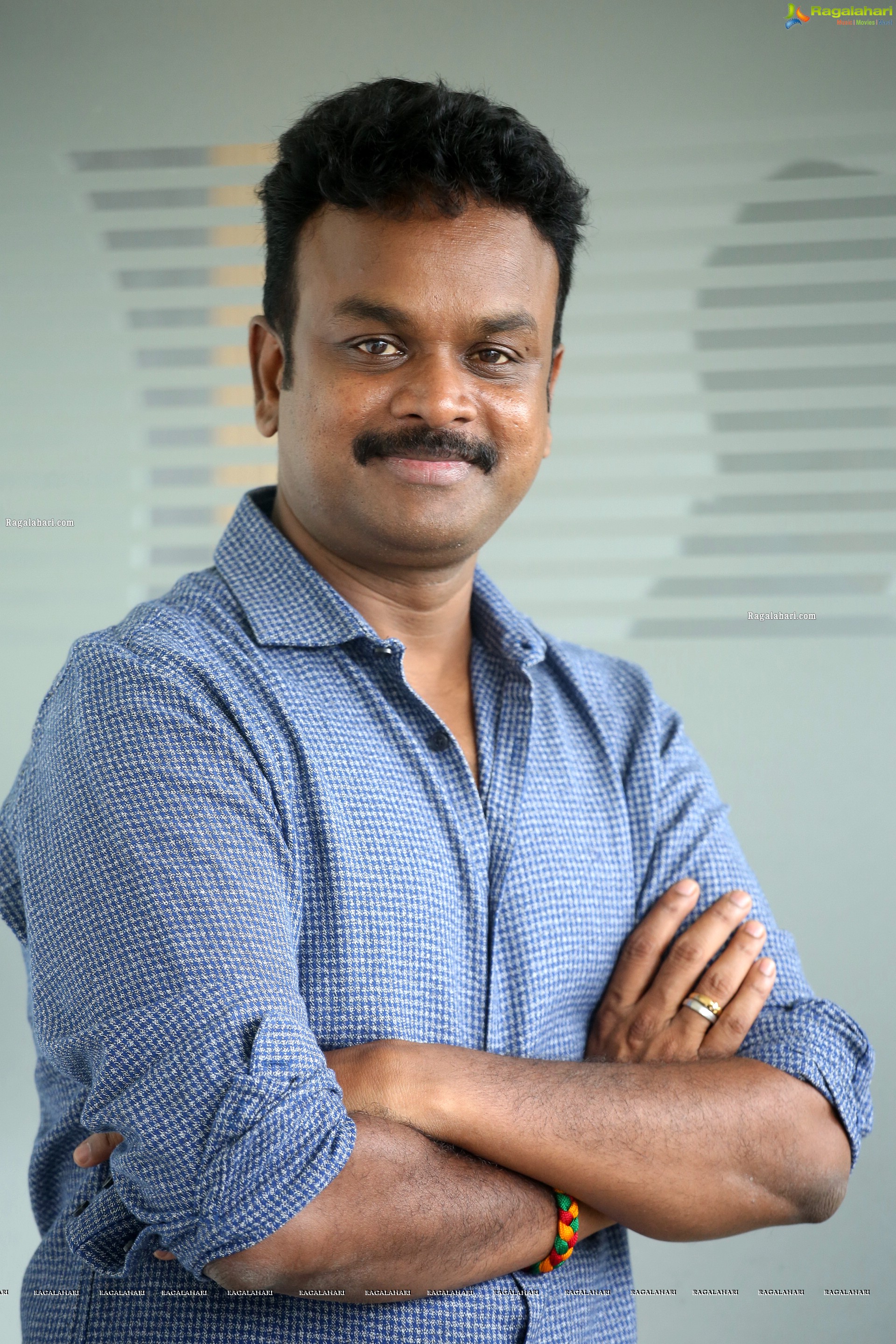 Director Bommarillu Bhaskar Stills at Most Eligible Bachelor Interview