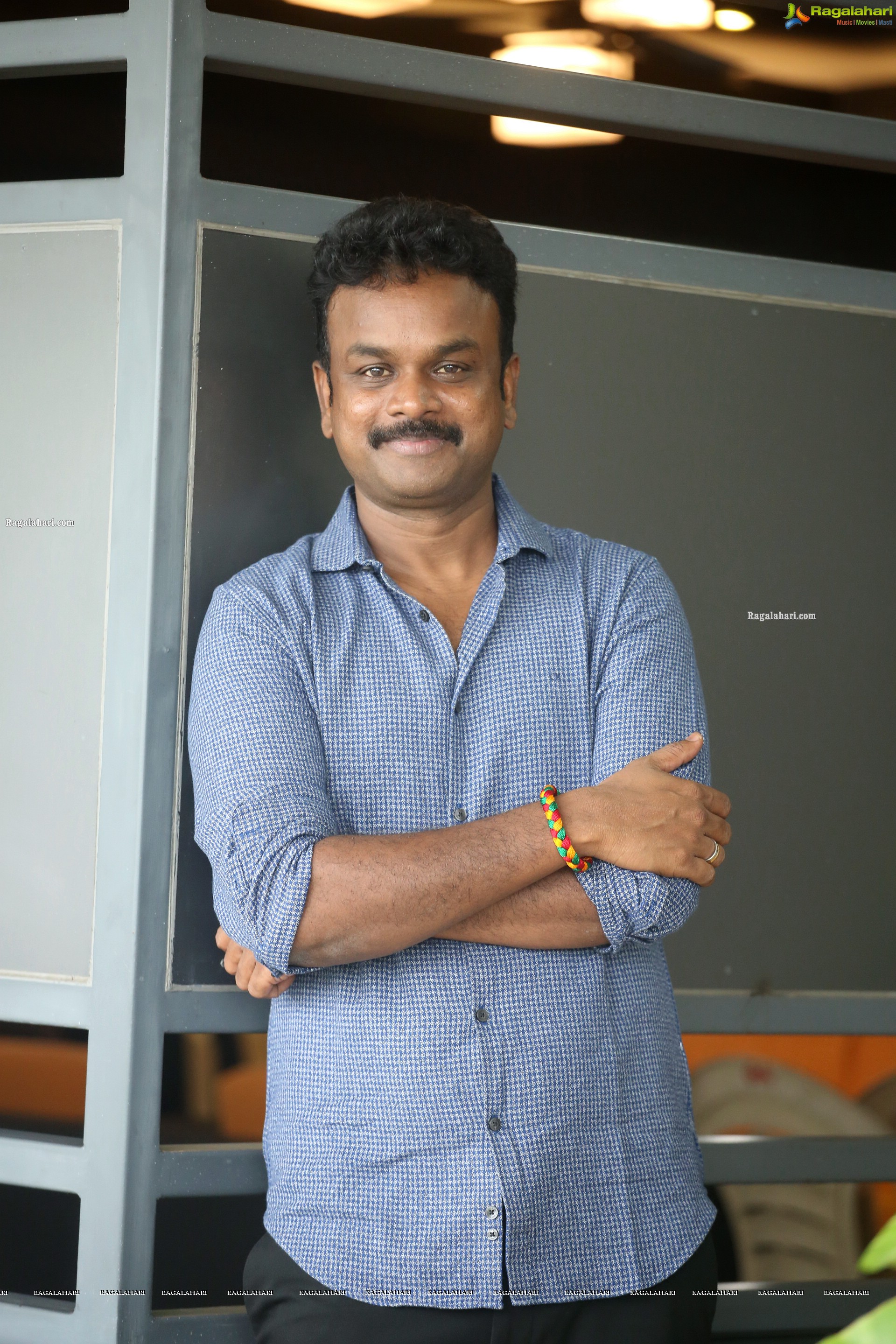 Director Bommarillu Bhaskar Stills at Most Eligible Bachelor Interview