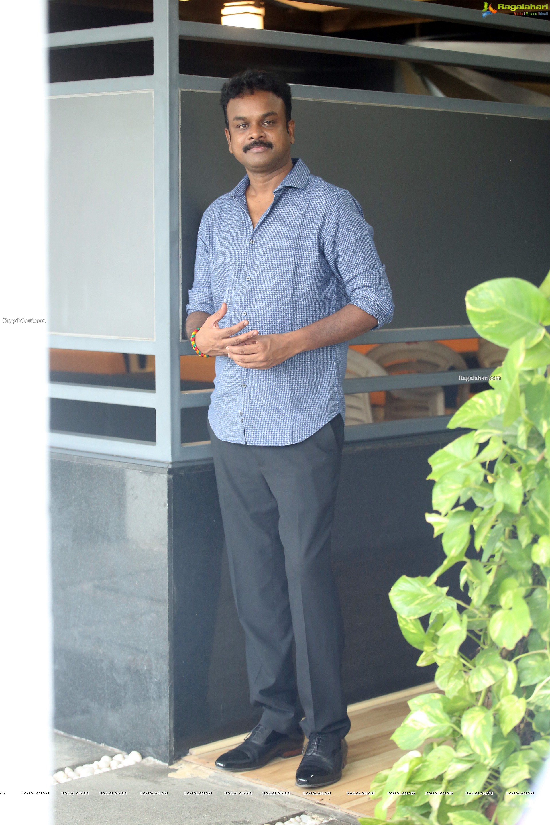 Director Bommarillu Bhaskar Stills at Most Eligible Bachelor Interview