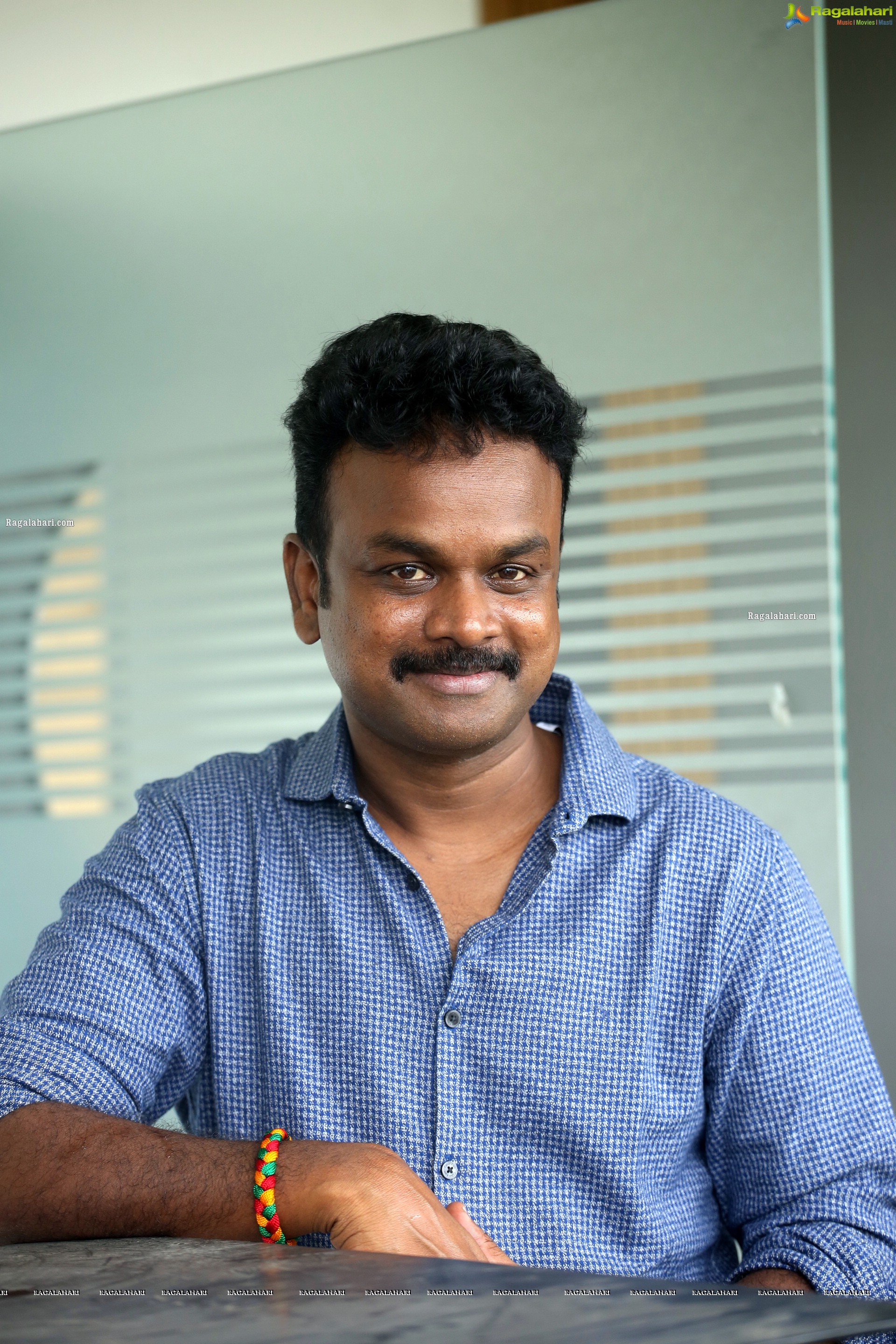 Director Bommarillu Bhaskar Stills at Most Eligible Bachelor Interview