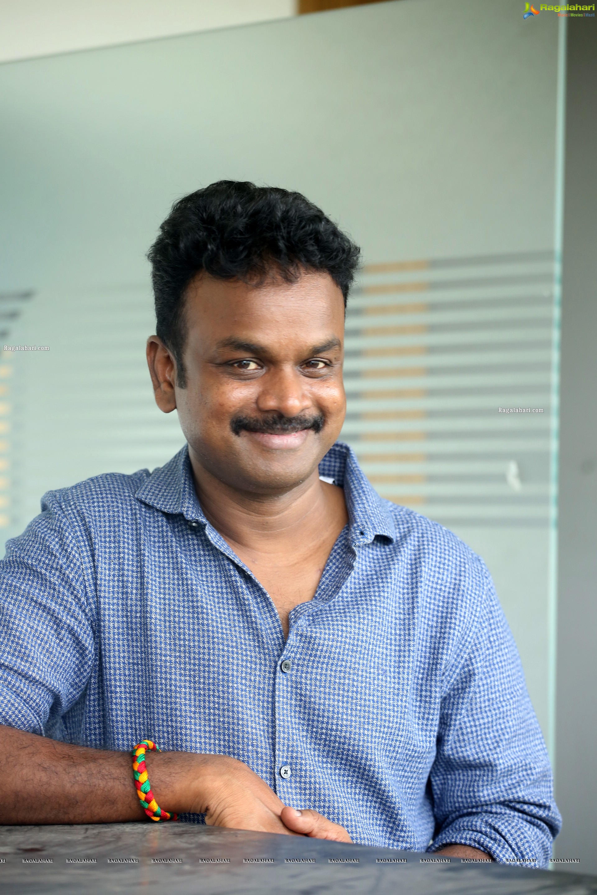 Director Bommarillu Bhaskar Stills at Most Eligible Bachelor Interview