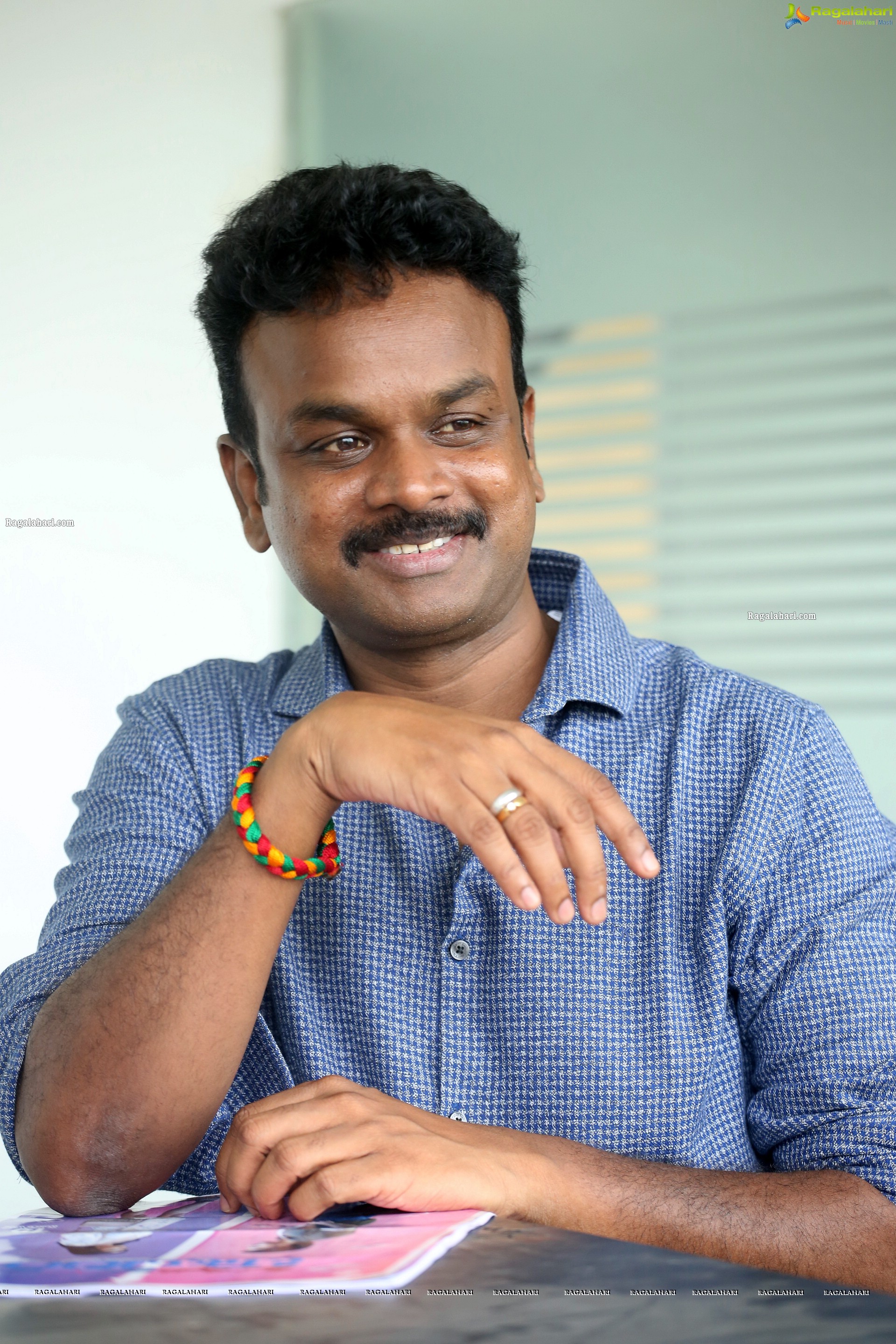 Director Bommarillu Bhaskar Stills at Most Eligible Bachelor Interview