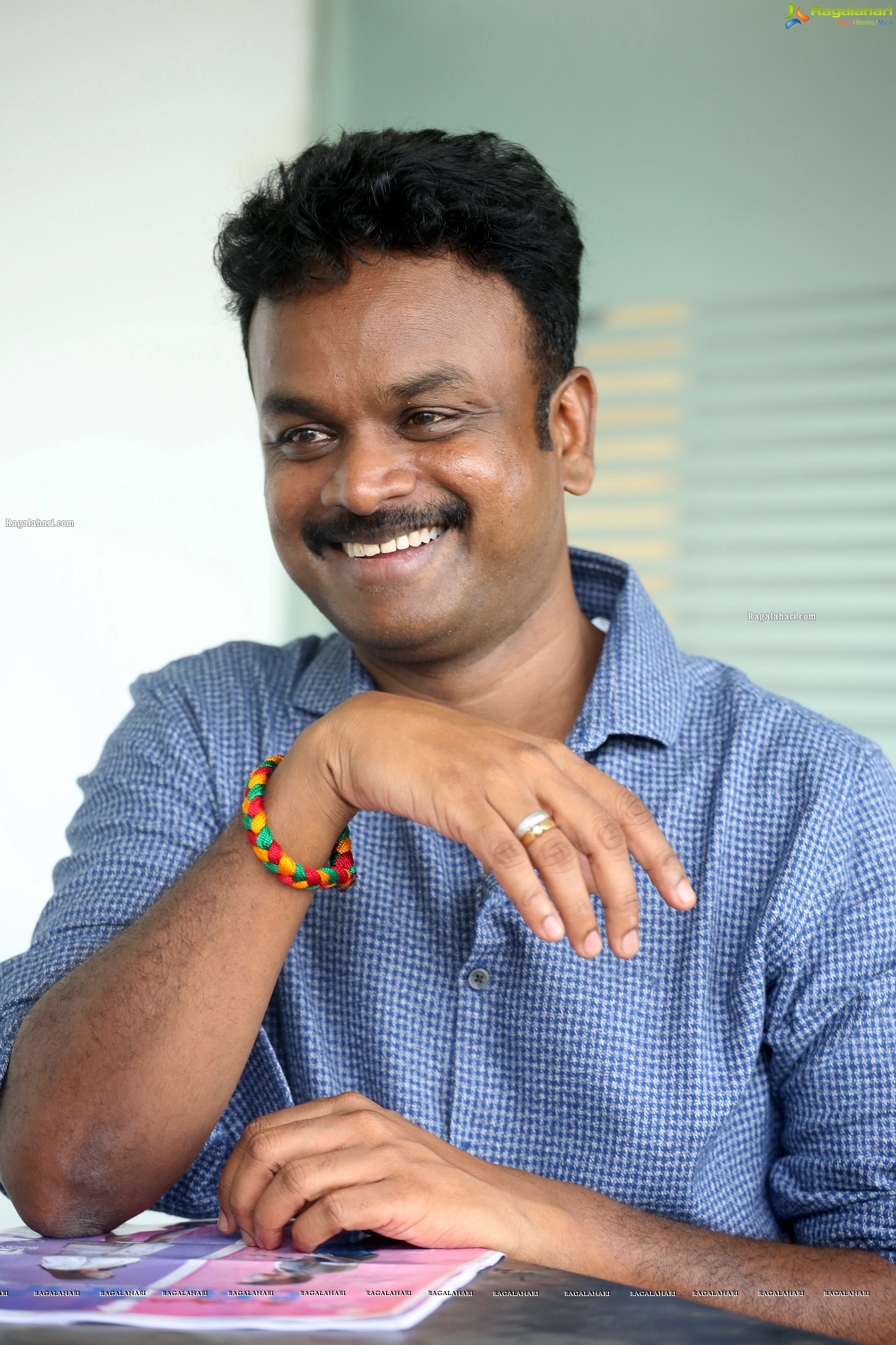 Director Bommarillu Bhaskar Stills at Most Eligible Bachelor Interview