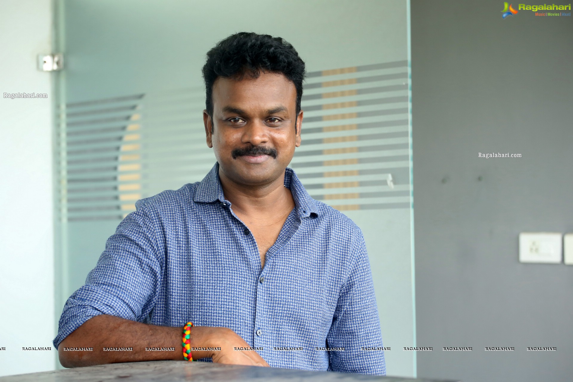 Director Bommarillu Bhaskar Stills at Most Eligible Bachelor Interview