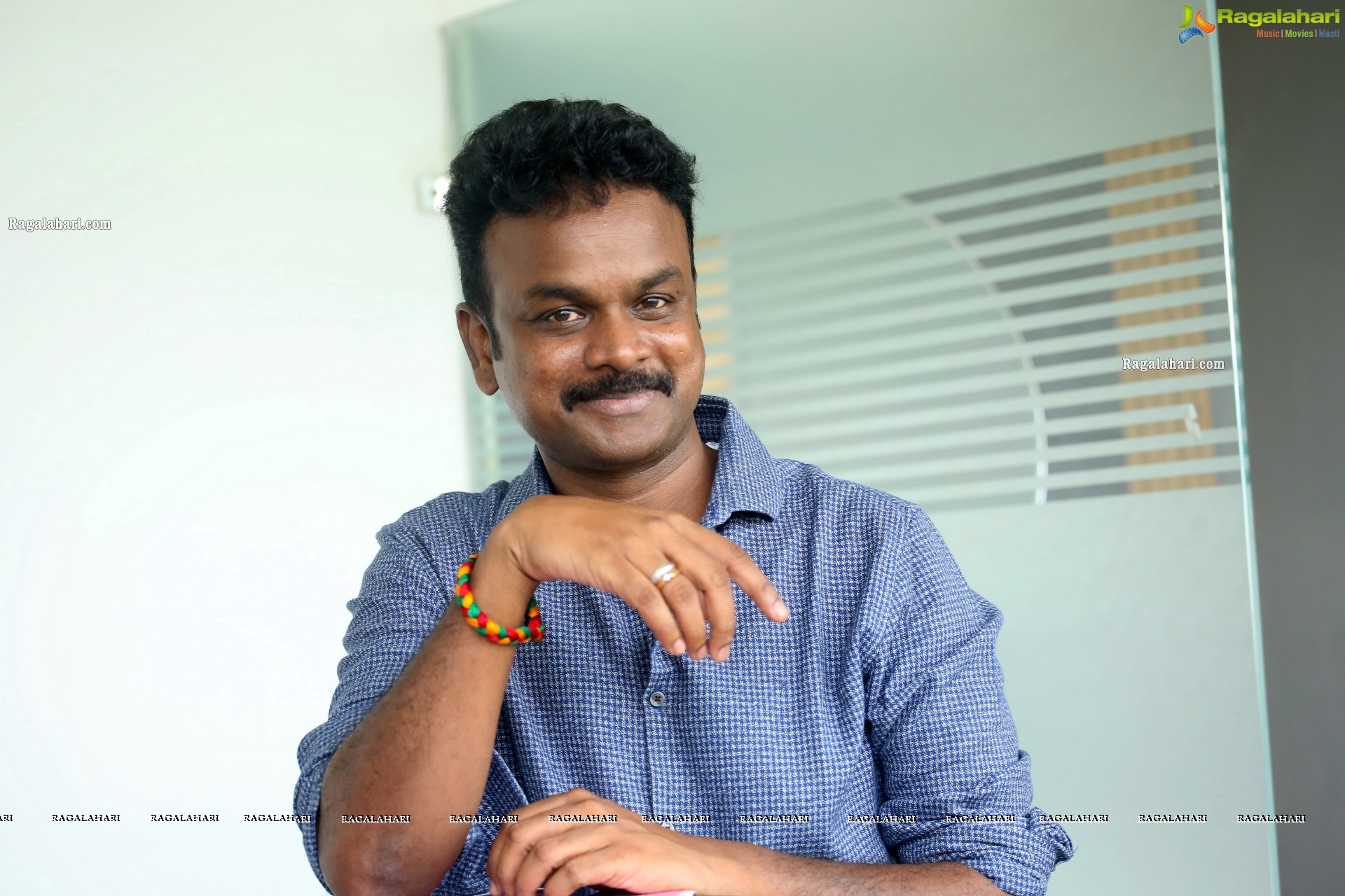 Director Bommarillu Bhaskar Stills at Most Eligible Bachelor Interview