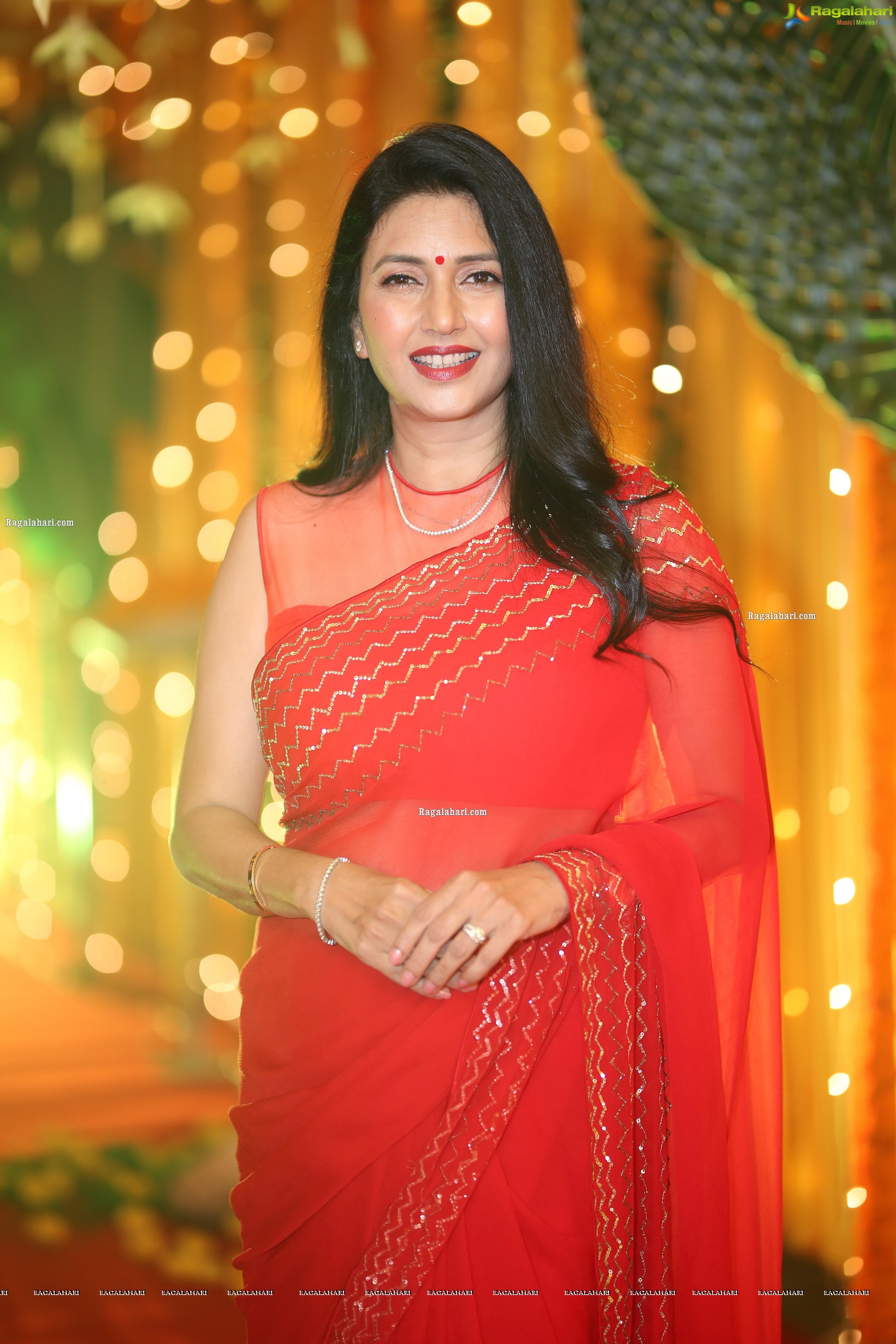 Deepti Bhatnagar at Pelli SandaD Pre-Release Event, HD Photo Gallery