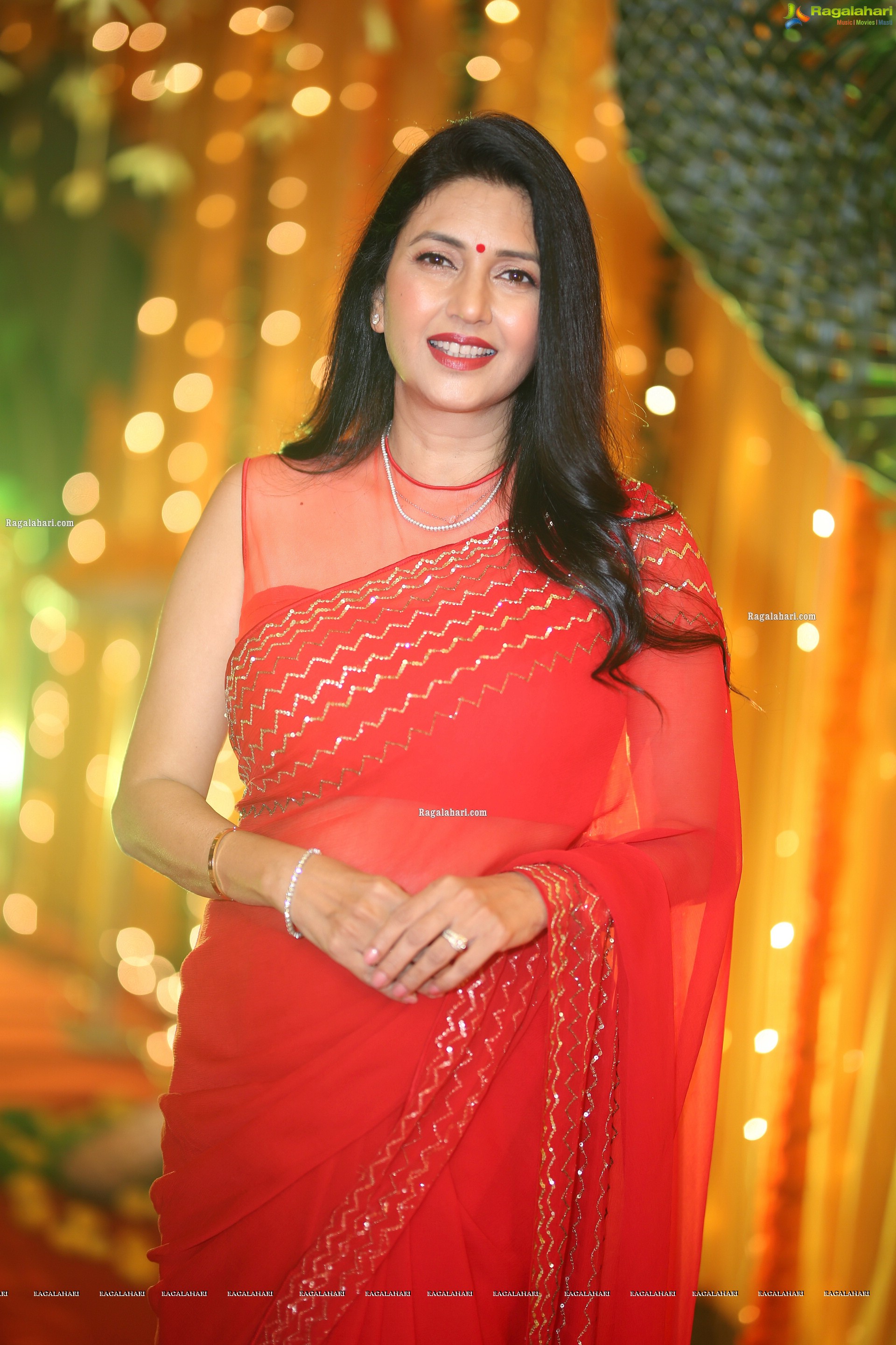 Deepti Bhatnagar at Pelli SandaD Pre-Release Event, HD Photo Gallery