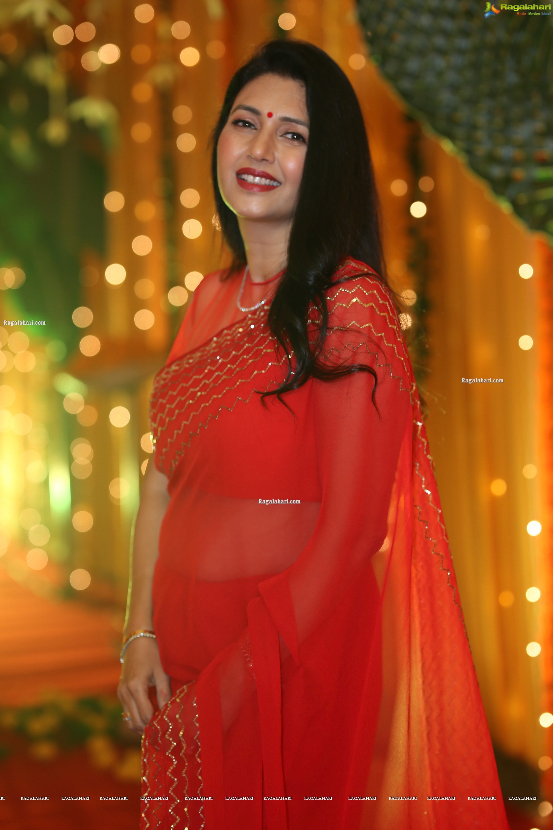 Deepti Bhatnagar at Pelli SandaD Pre-Release Event, HD Photo Gallery