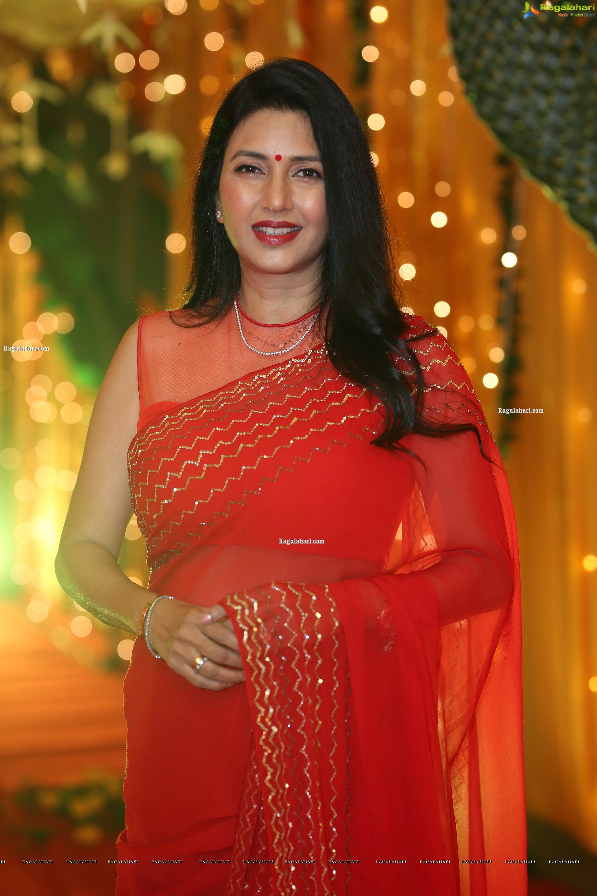 Deepti Bhatnagar at Pelli SandaD Pre-Release Event, HD Photo Gallery