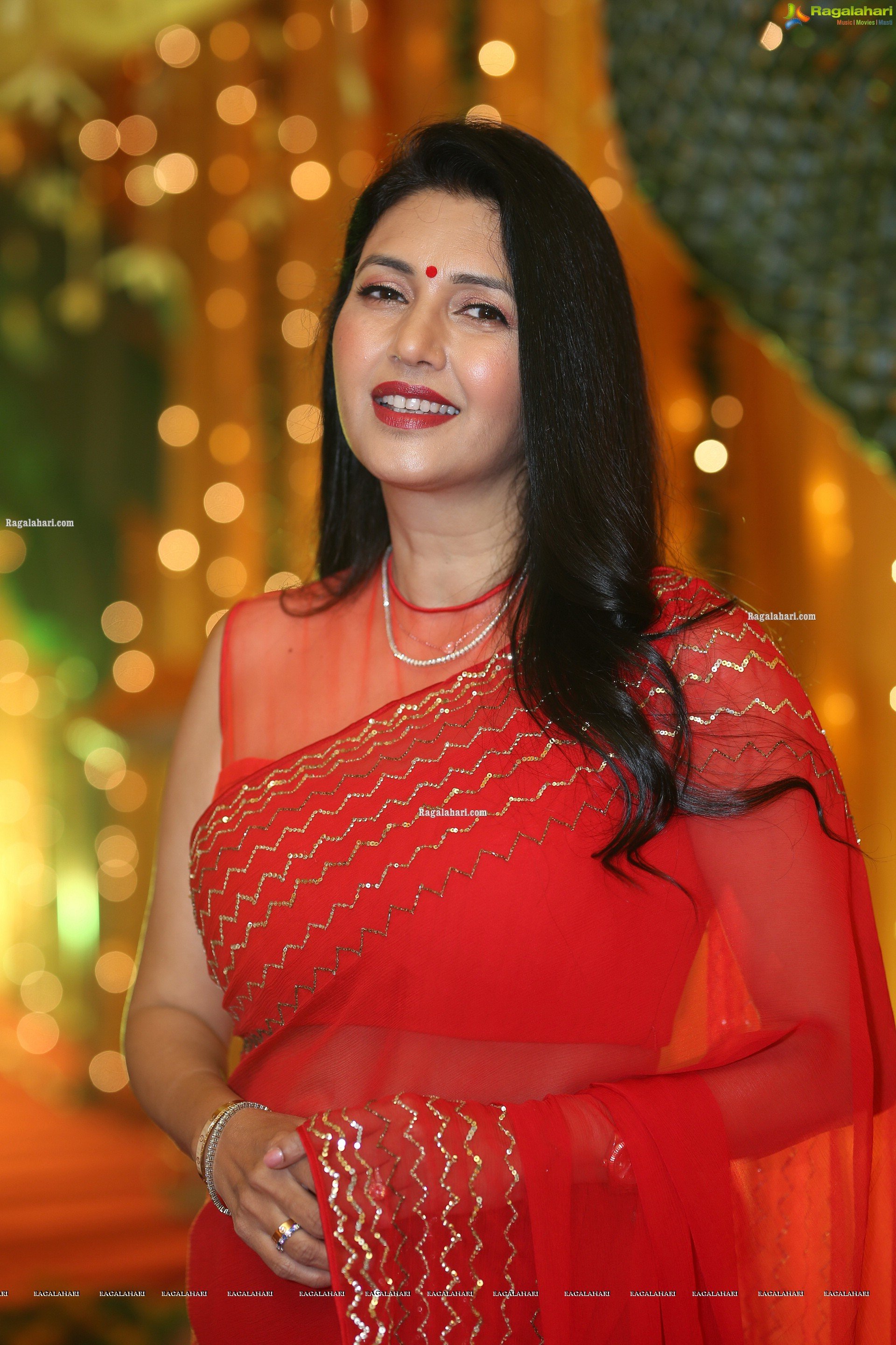 Deepti Bhatnagar at Pelli SandaD Pre-Release Event, HD Photo Gallery