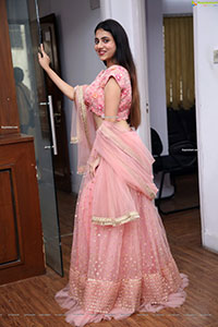 Dimple Thakur in Pink Designer Lehenga Choli
