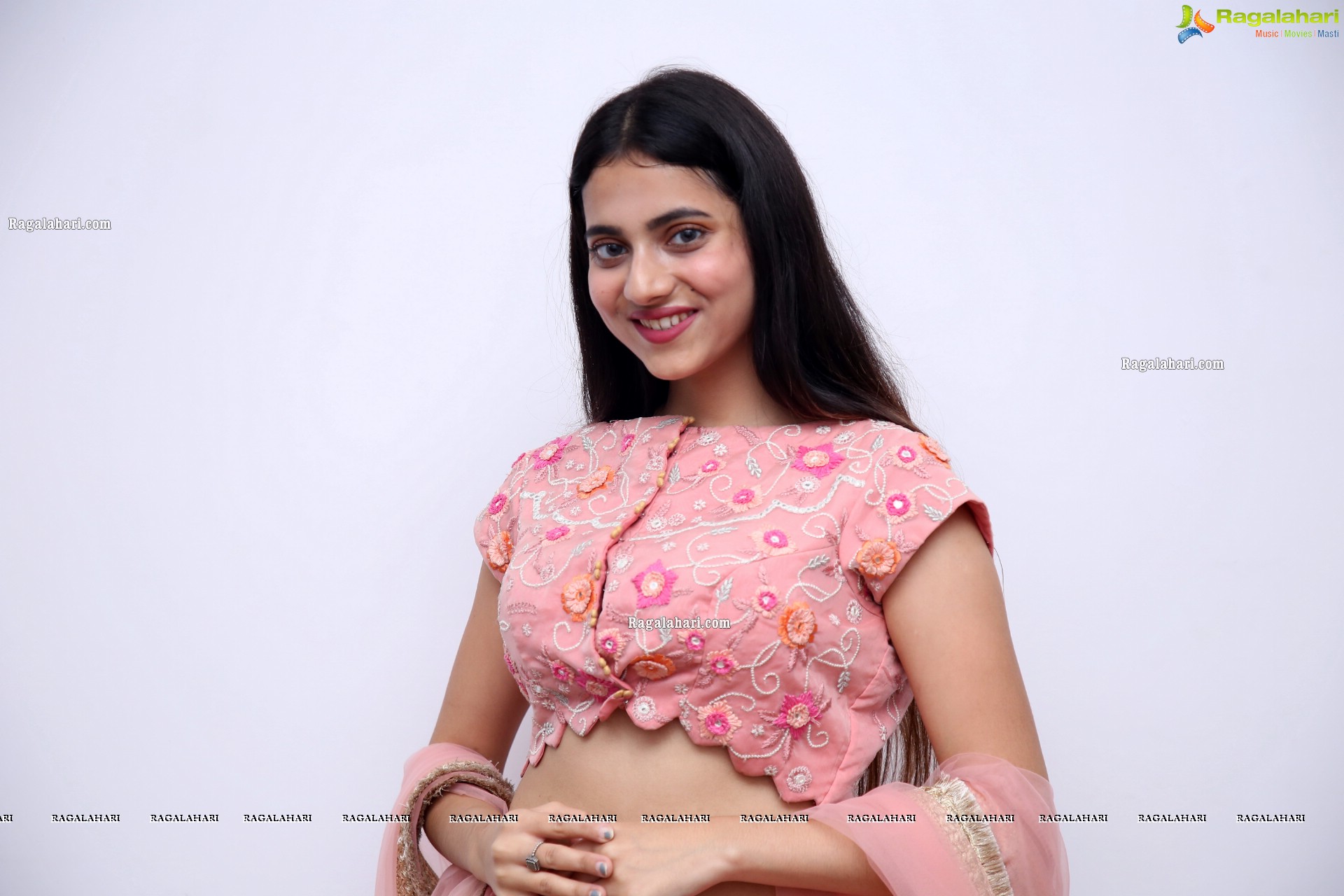 Dimple Thakur in Pink Designer Lehenga Choli, HD Photo Gallery