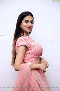 Dimple Thakur in Pink Designer Lehenga Choli