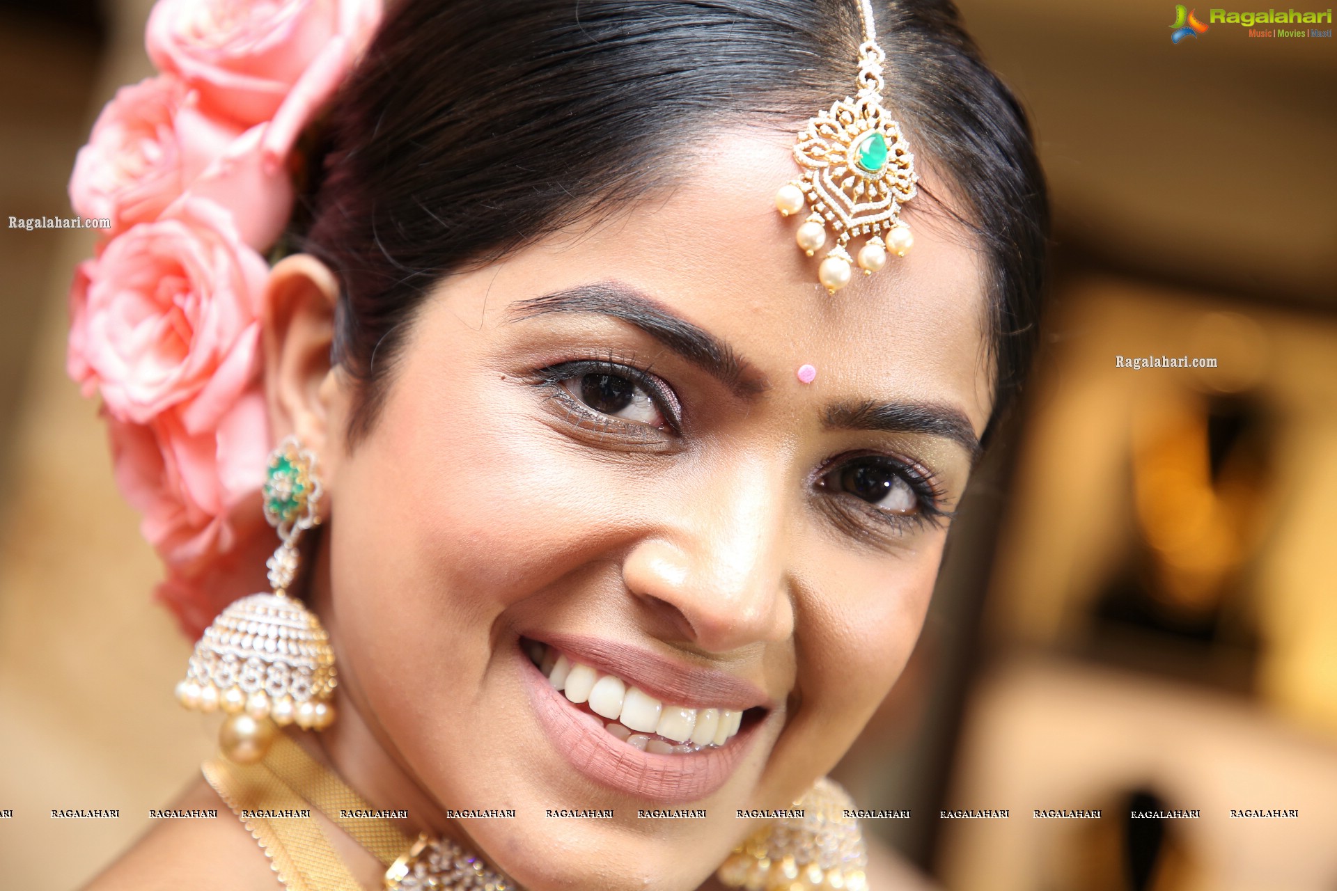 Drishika Chander in Traditional Jewellery, HD Photo Gallery