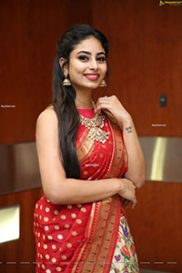 Honey Chowdary Poses With Contemporary Jewellery