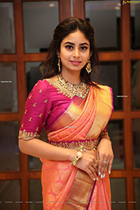 Honey Chowdary Poses With Gold Jewellery