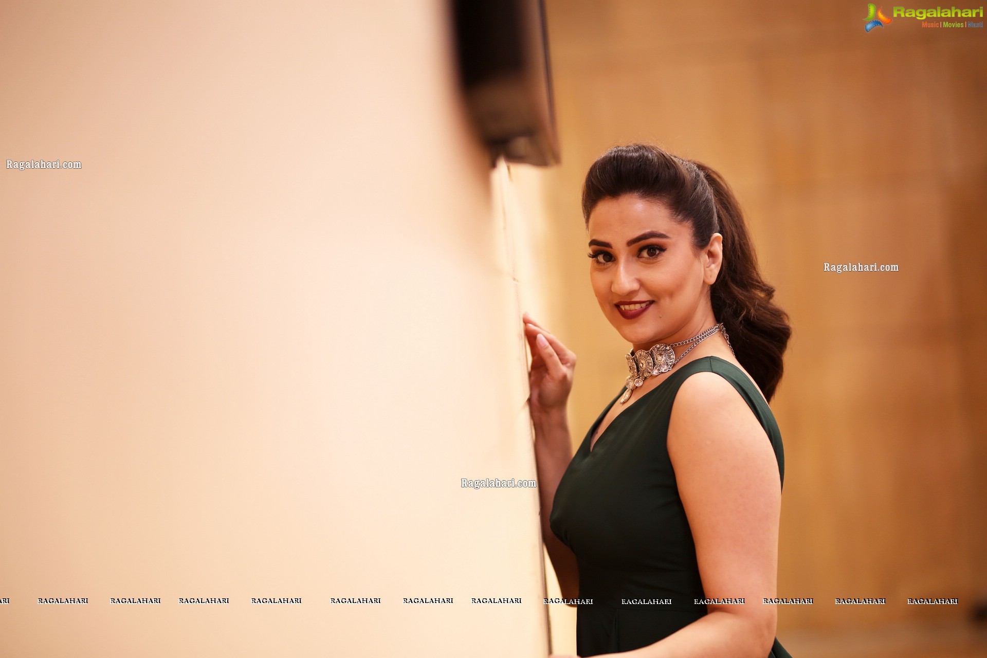 Anchor Manjusha at Enemy Movie Pre-Release Event, HD Photo Gallery