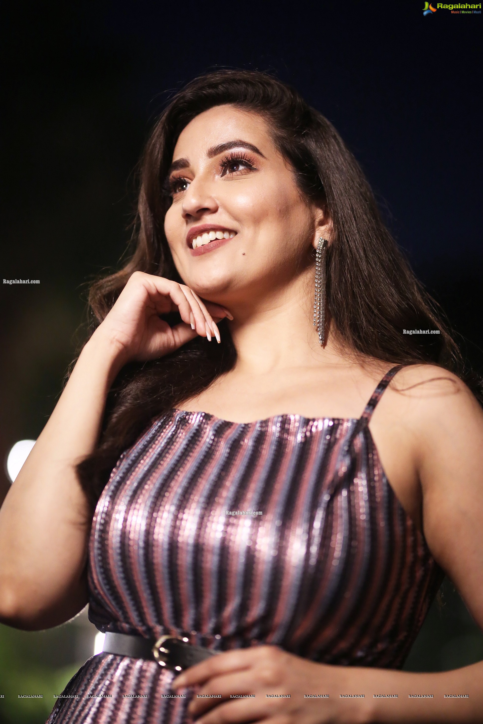 Manjusha at Madhura Wines Movie Pre-Release Event, HD Photo Gallery