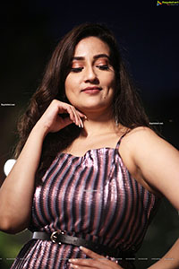 Manjusha at Madhura Wines Movie Pre-Release Event