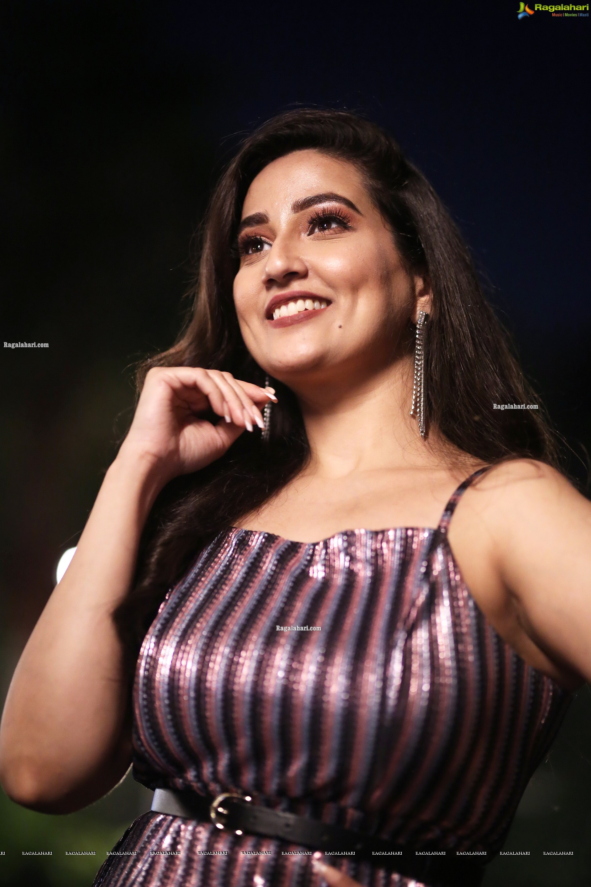 Manjusha at Madhura Wines Movie Pre-Release Event, HD Photo Gallery