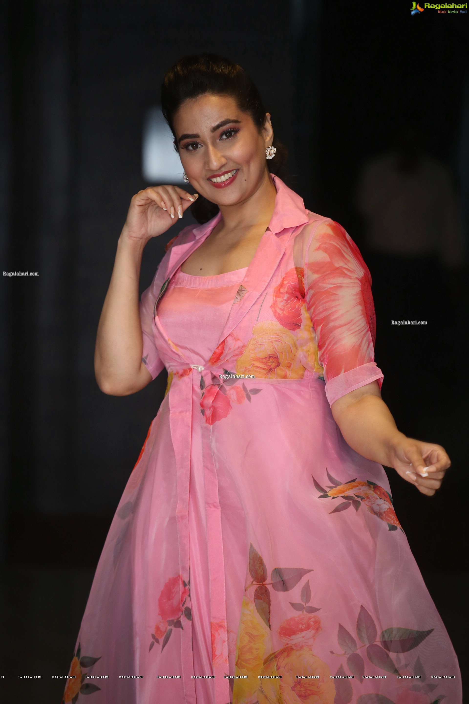 Manjusha at Most Eligible Bachelor Success Meet, HD Photo Gallery