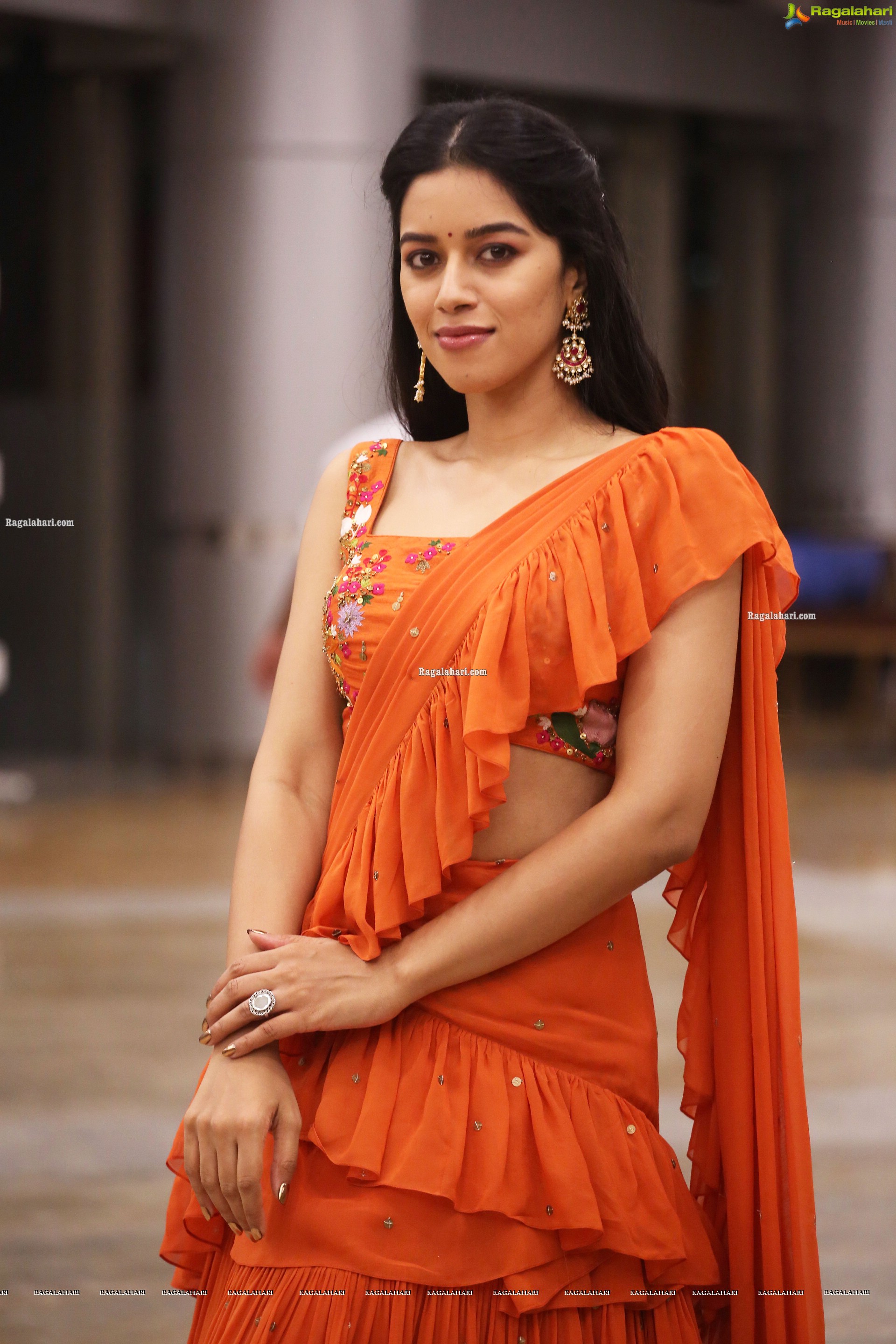 Mirnalini Ravi at Enemy Movie Pre-Release Event, HD Photo Gallery