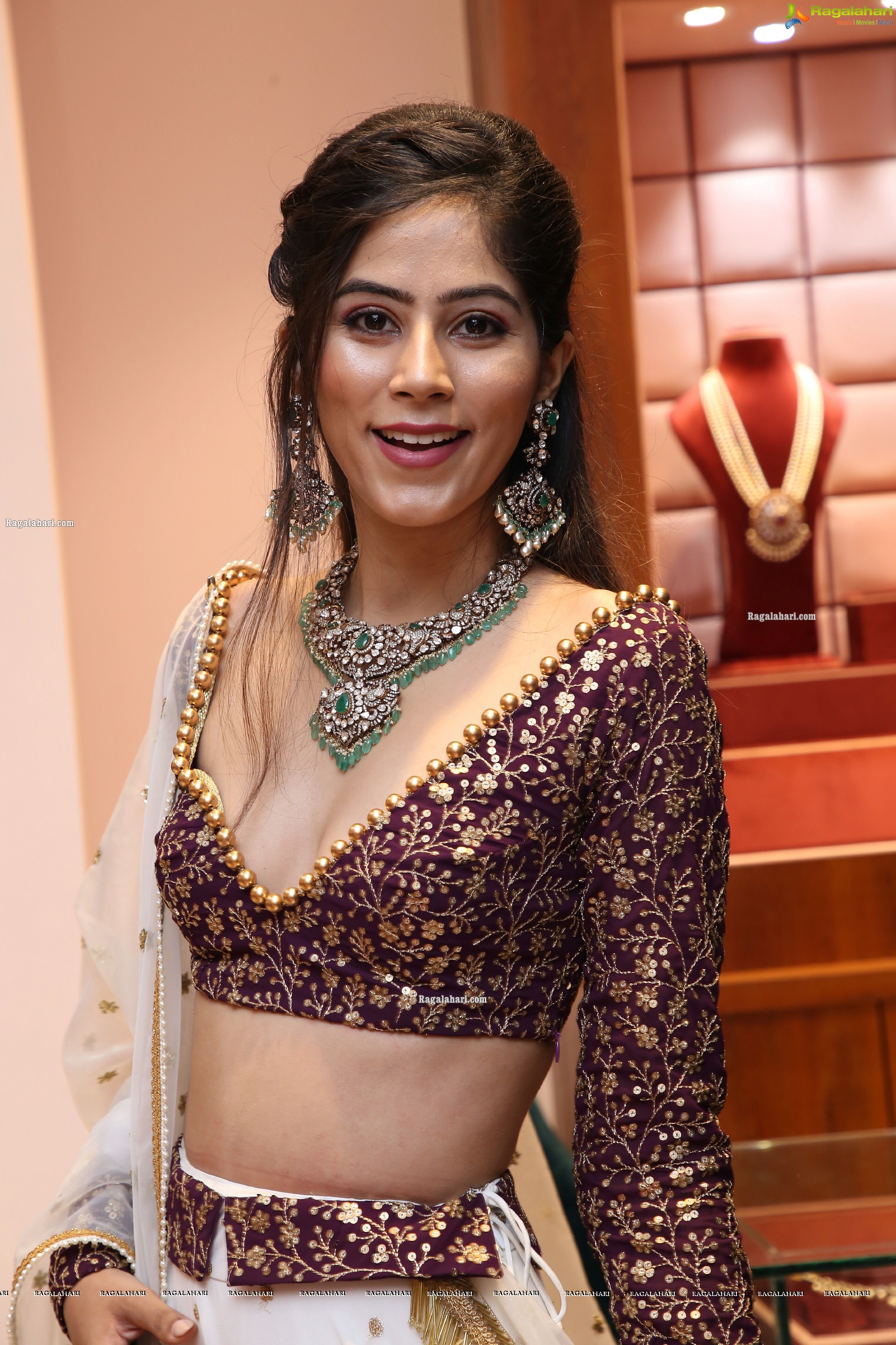 Nikita Tanwani Poses With Gold Jewellery, HD Photo Gallery