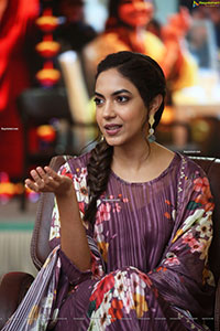 Ritu Varma at Varudu Kaavalenu Movie Interview