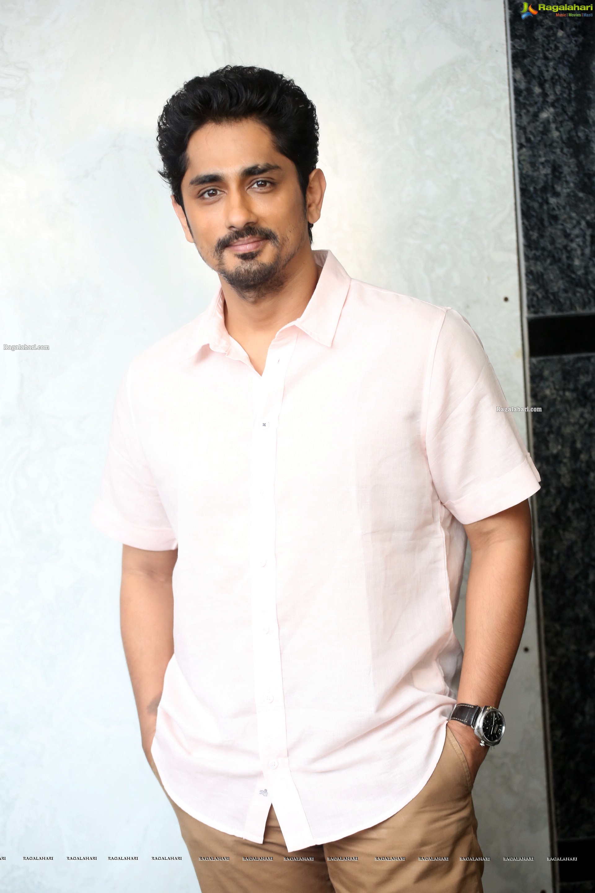 Siddharth Stills at Maha Samudram Movie Interview