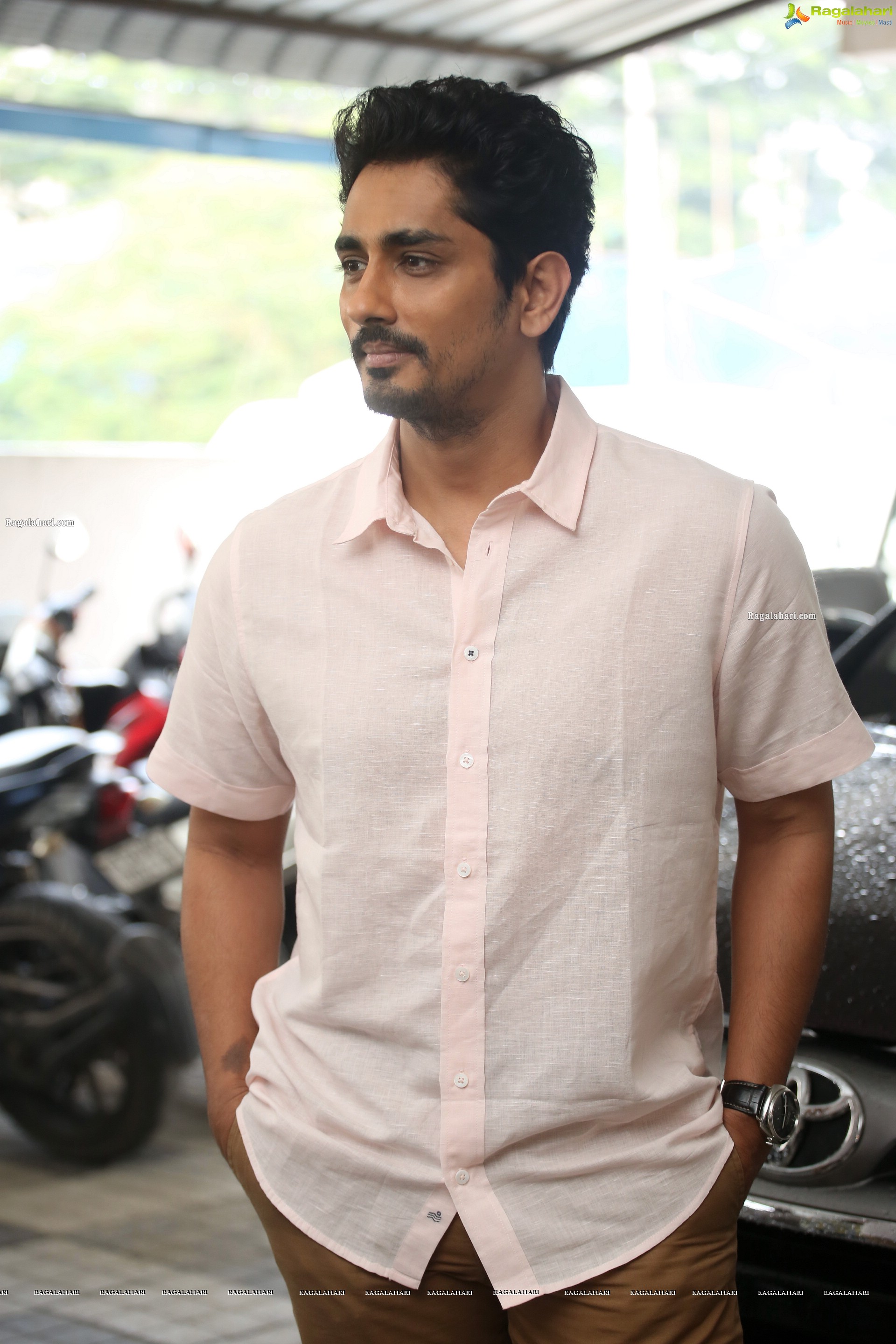 Siddharth Stills at Maha Samudram Movie Interview