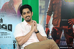 Siddharth Stills at Maha Samudram Movie Interview