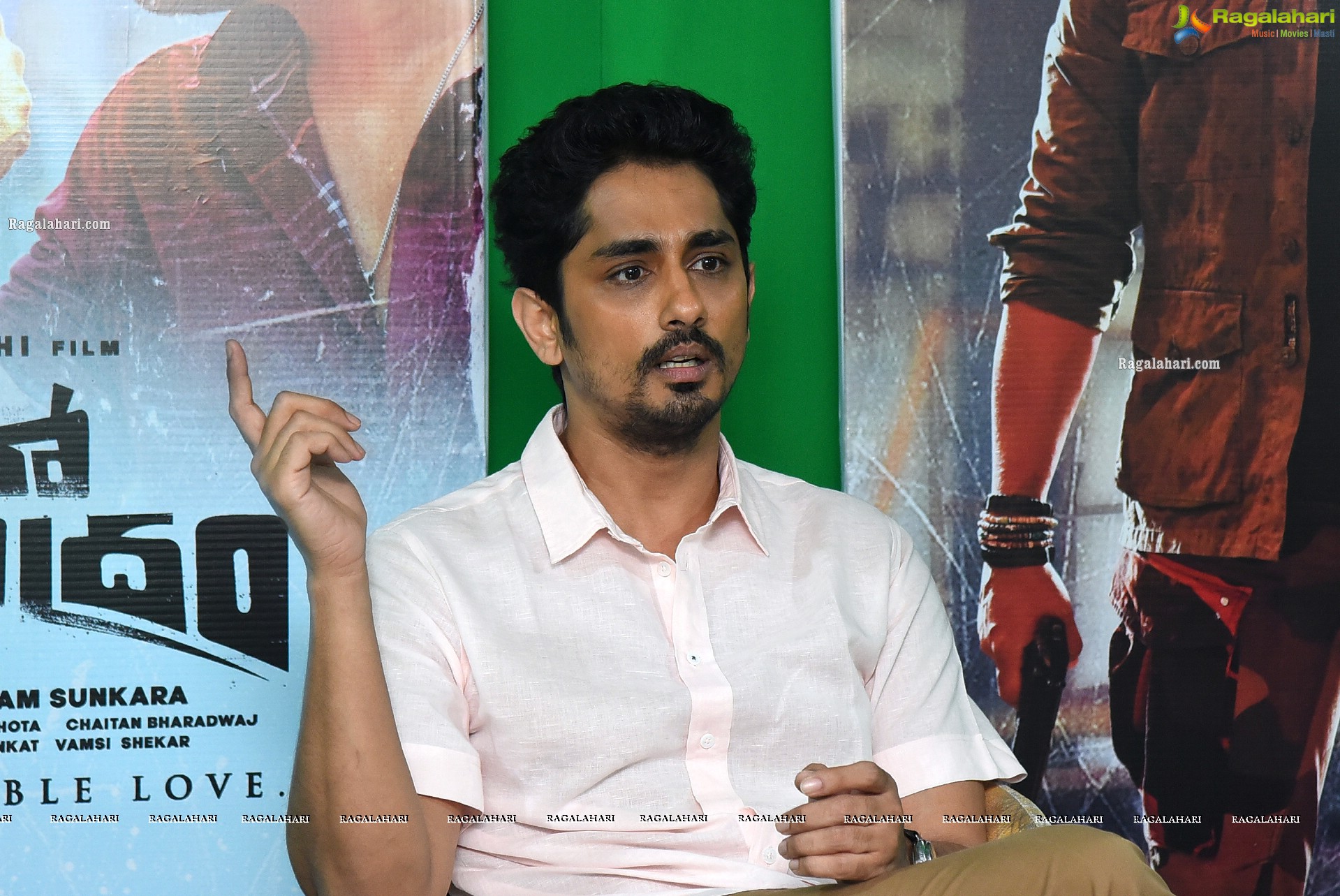 Siddharth Stills at Maha Samudram Movie Interview