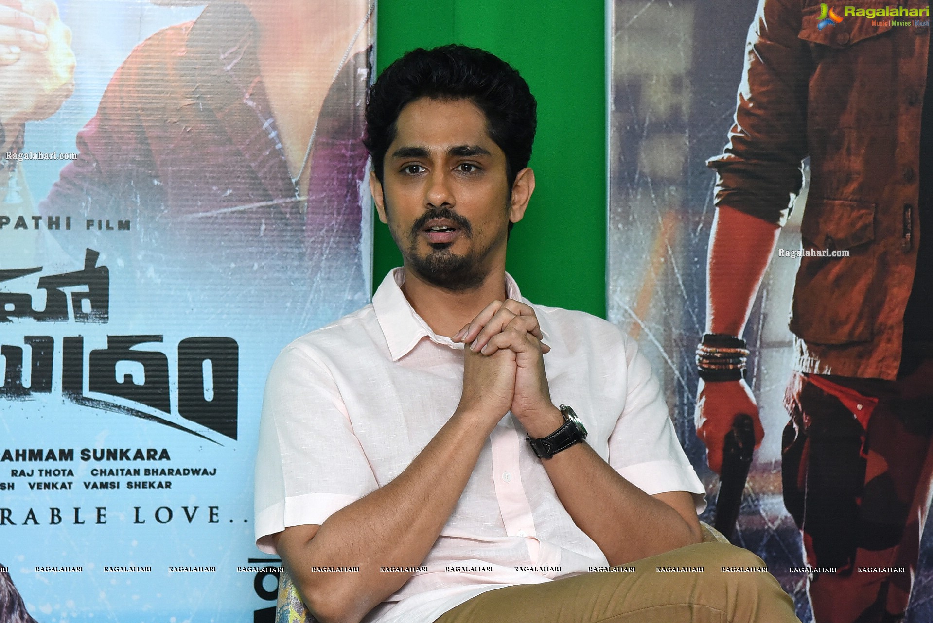 Siddharth Stills at Maha Samudram Movie Interview