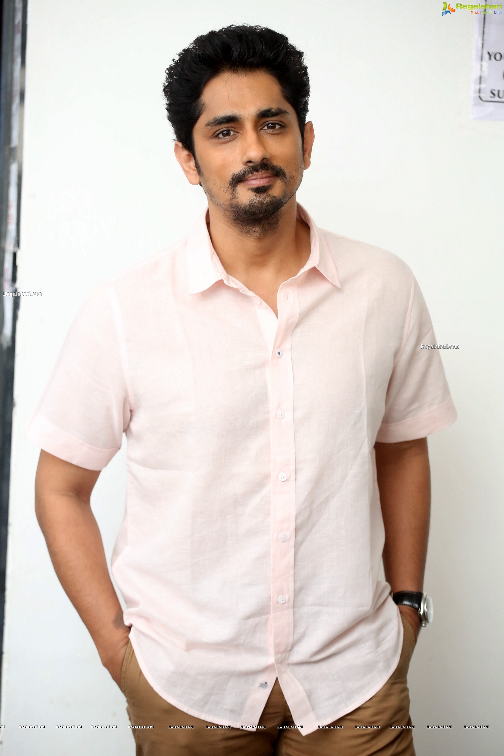 Siddharth Stills at Maha Samudram Movie Interview