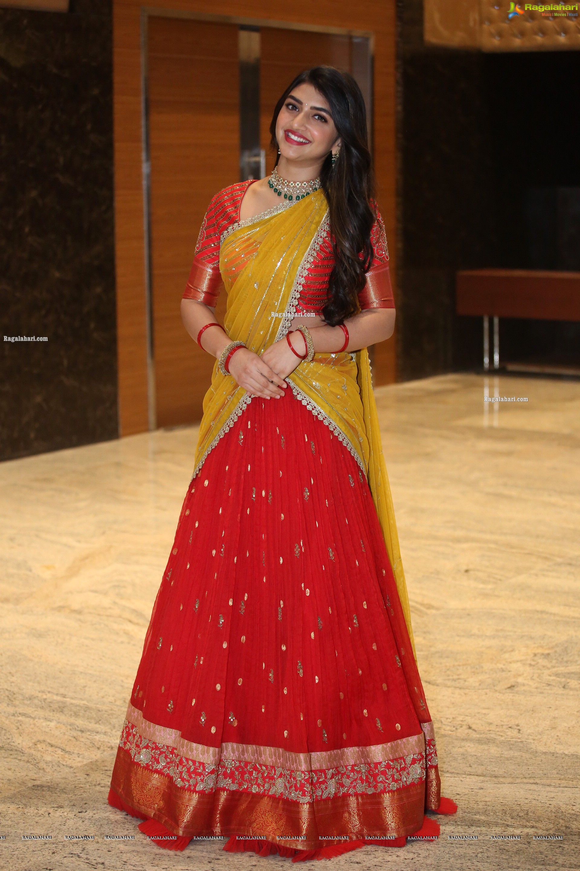 Sreeleela at Pelli SandaD Pre-Release Event, HD Photo Gallery