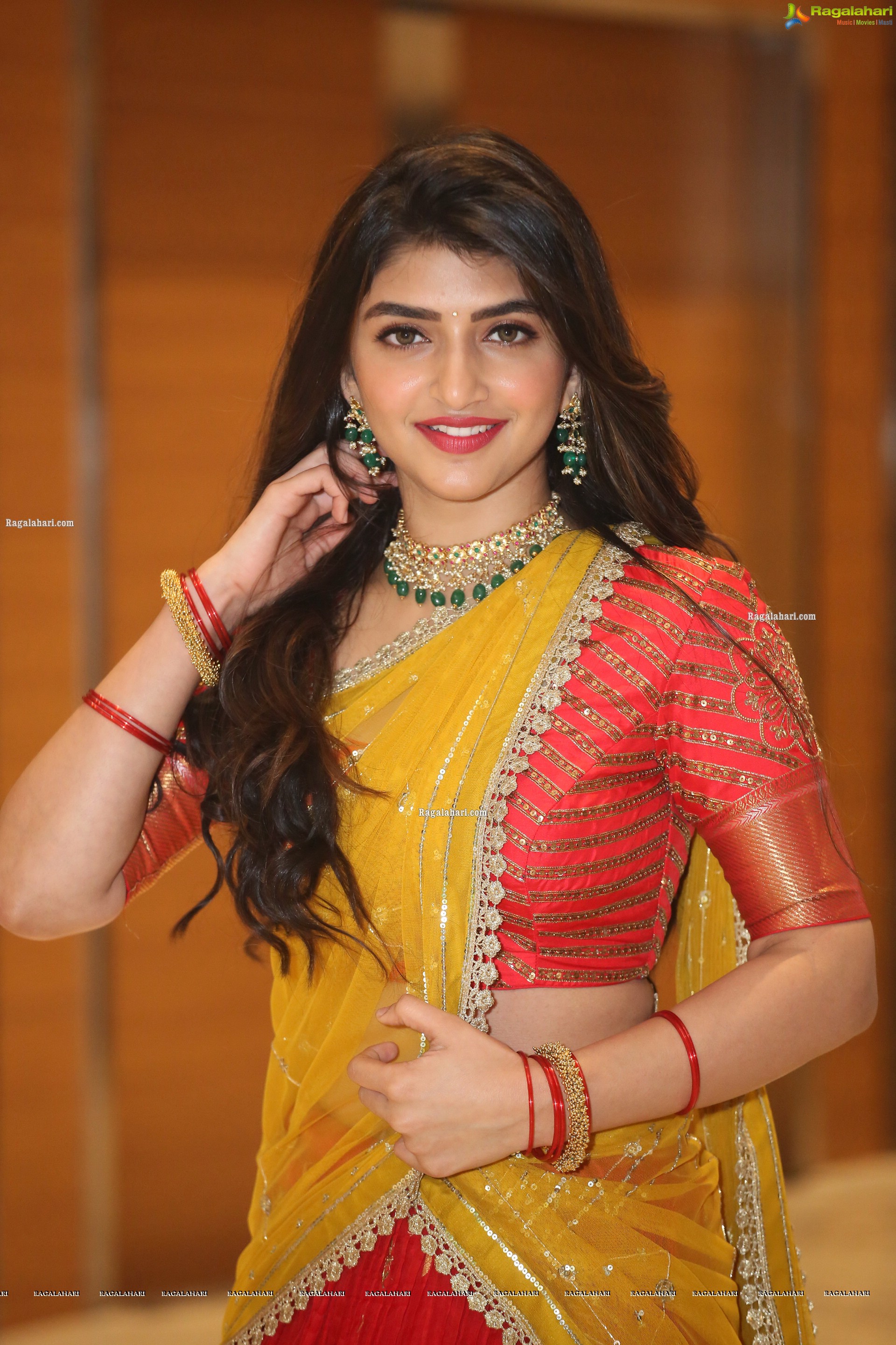 Sreeleela at Pelli SandaD Pre-Release Event, HD Photo Gallery