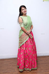 Supraja Reddy in Pink Designer Lehenga Choli