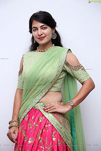 Supraja Reddy in Pink Designer Lehenga Choli