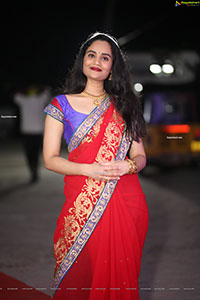 Usha Kurapati at Pelli SandaD Pre-Release Event