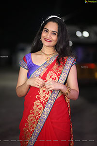 Usha Kurapati at Pelli SandaD Pre-Release Event