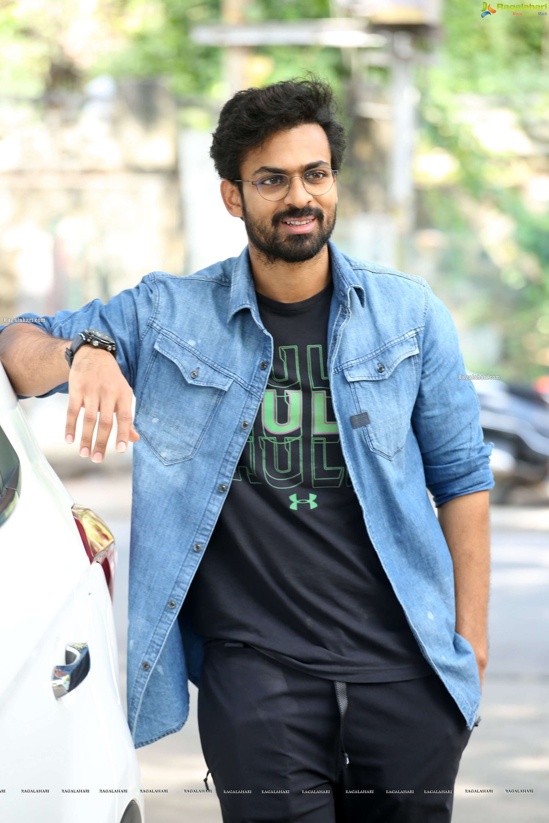 Vaishnav Tej Stills at Kondapolam Movie Interview