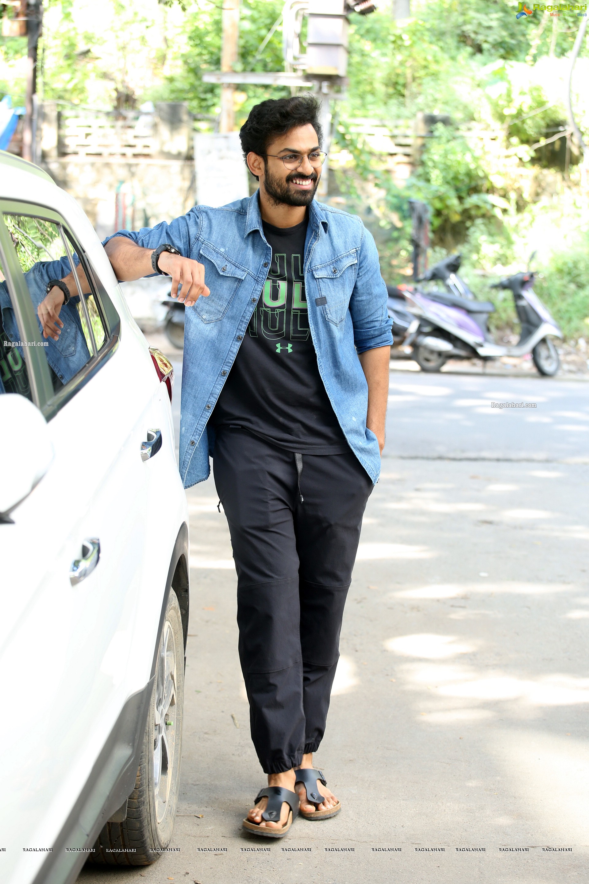 Vaishnav Tej Stills at Kondapolam Movie Interview