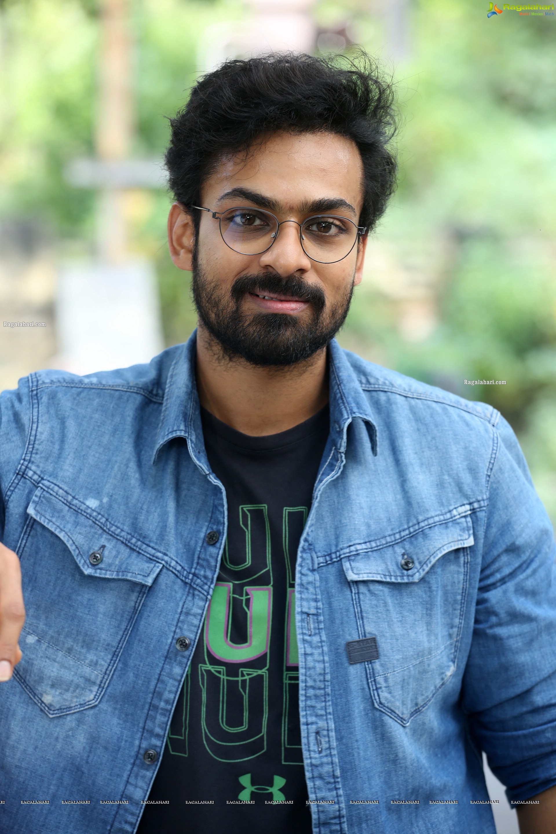 Vaishnav Tej Stills at Kondapolam Movie Interview