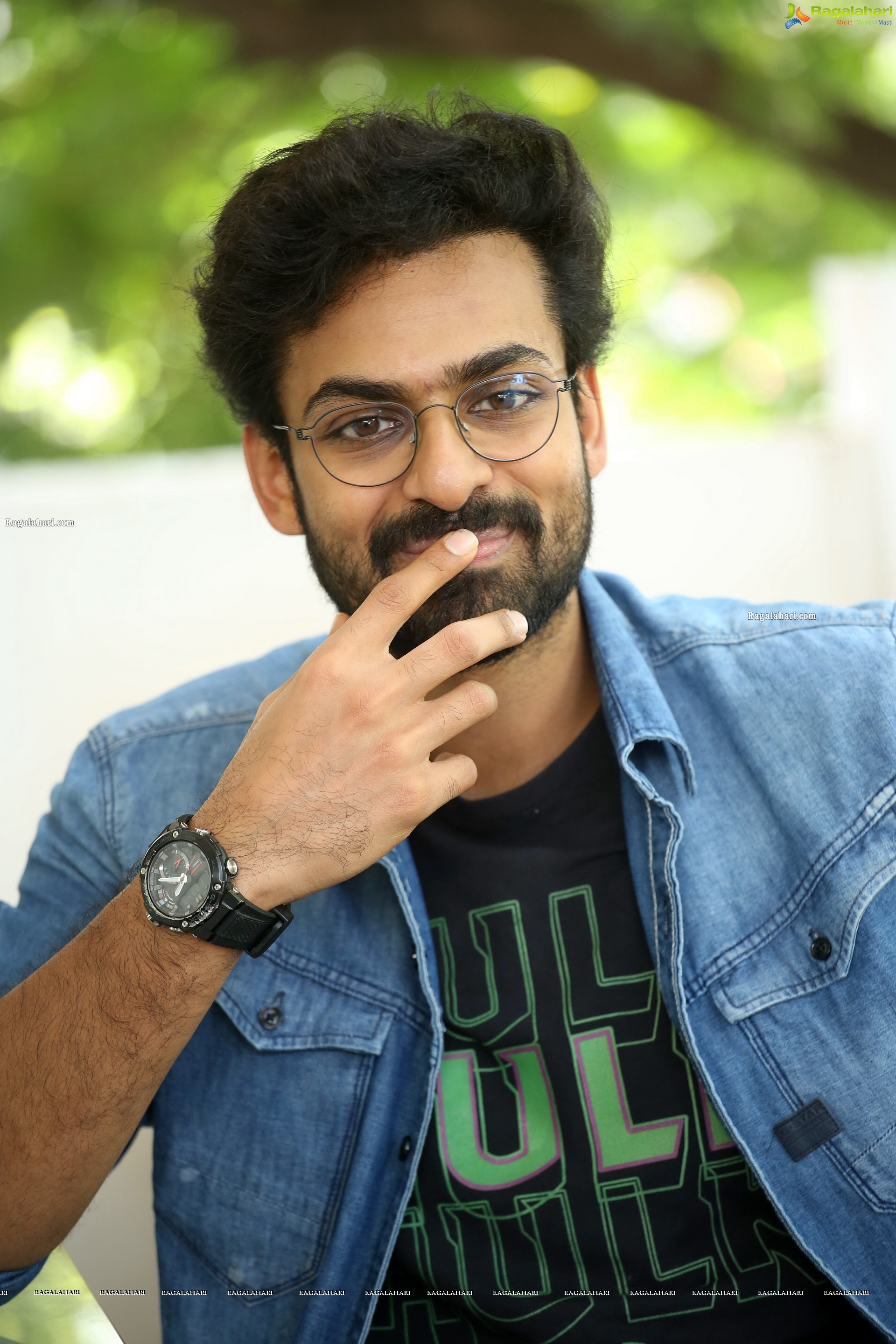 Vaishnav Tej Stills at Kondapolam Movie Interview