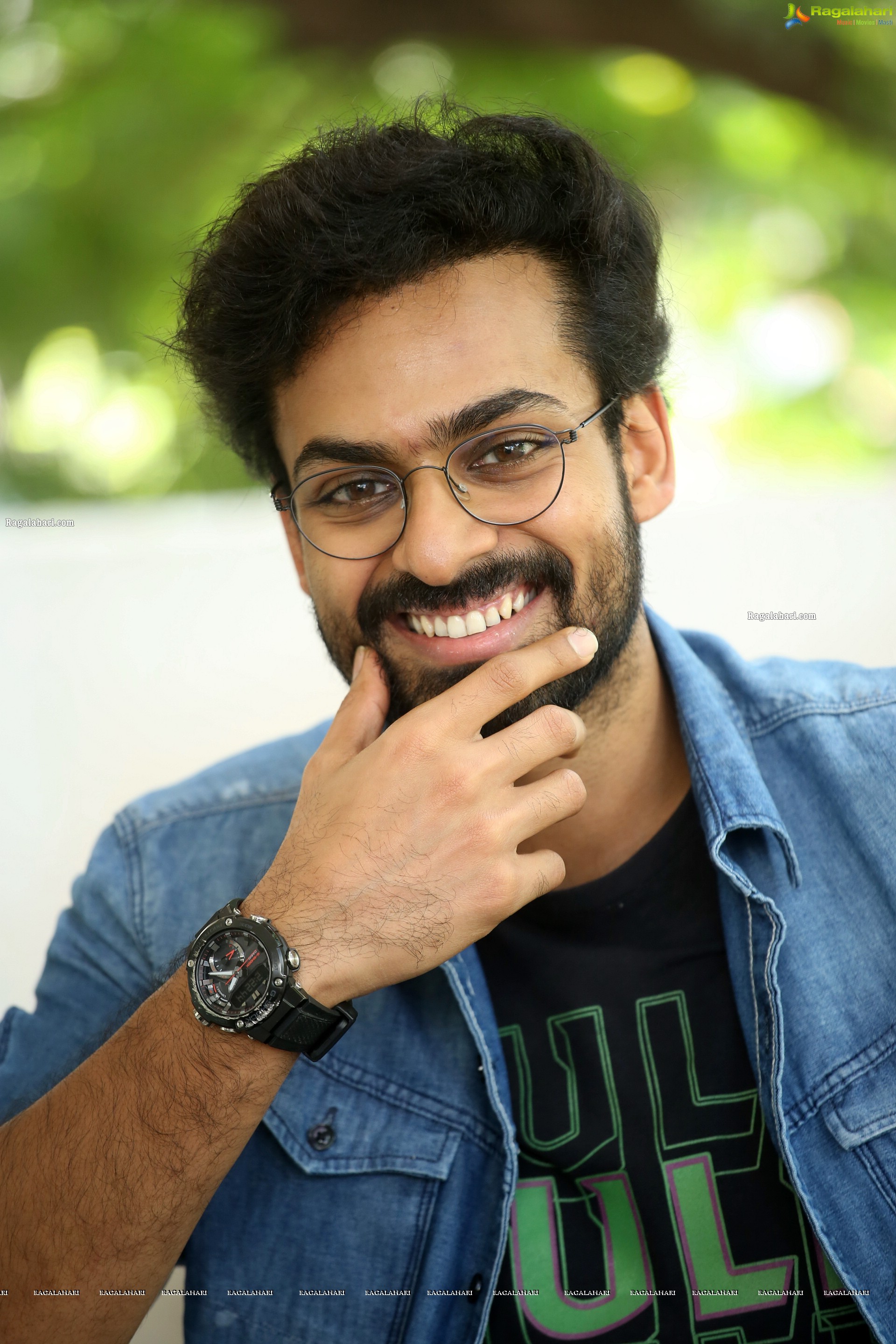 Vaishnav Tej Stills at Kondapolam Movie Interview