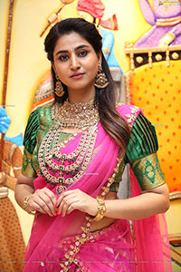 Varshini Sounderajan Poses With Gold Jewellery