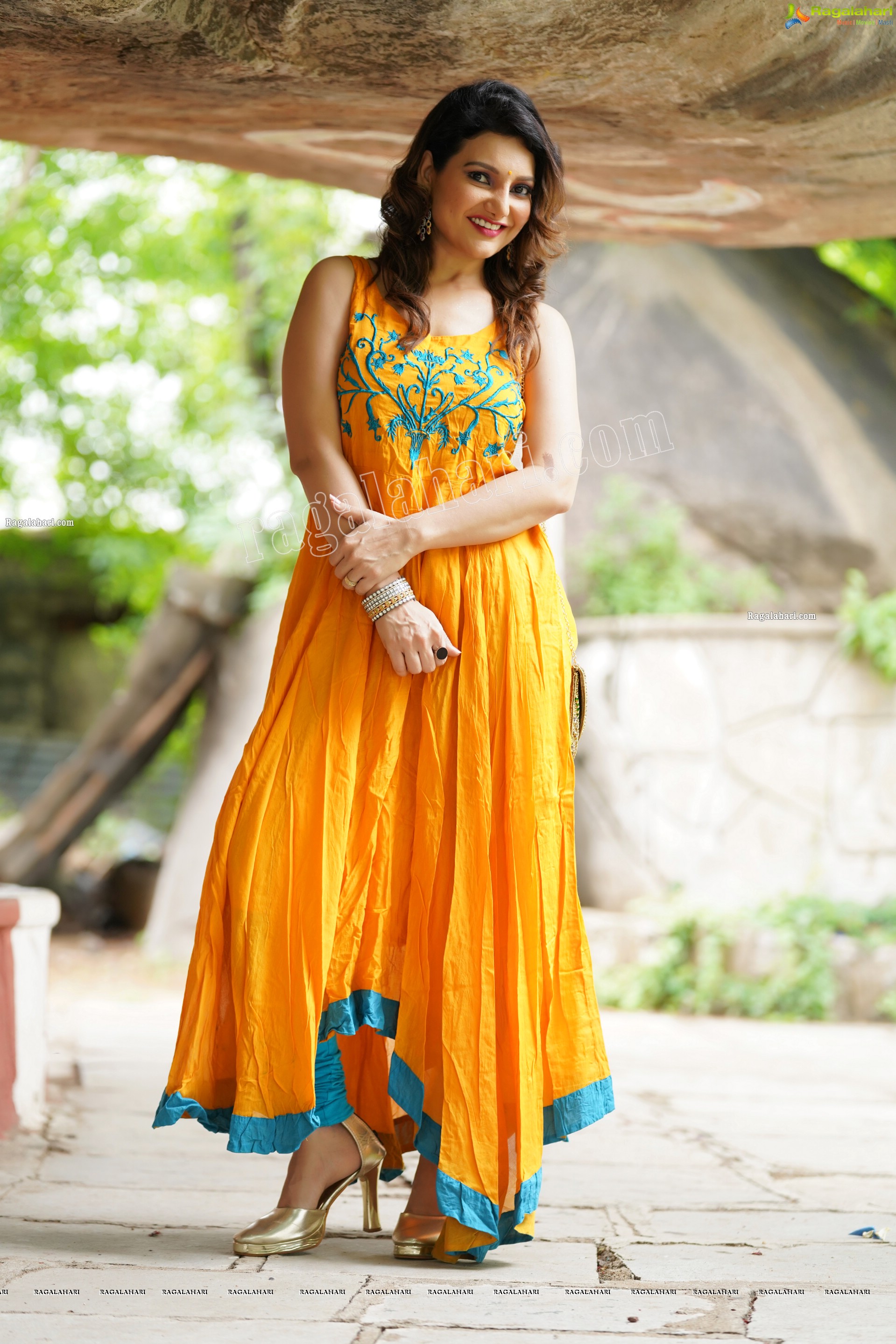 Nisha Singh Rajput in Yellow Long Dress, Exclusive Photoshoot