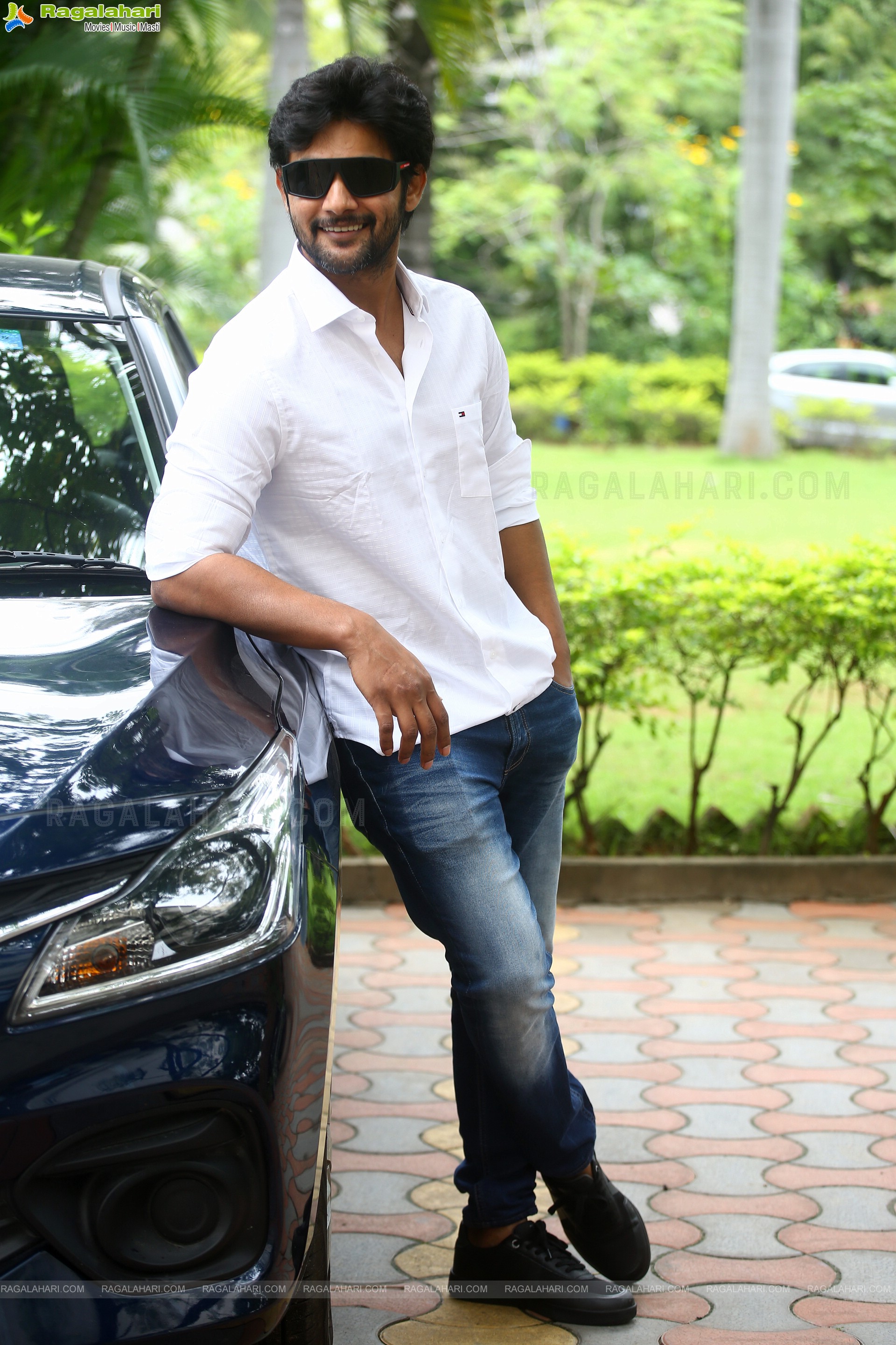 Aadi Saikumar Stills at Crazy Fellow Movie Success Meet